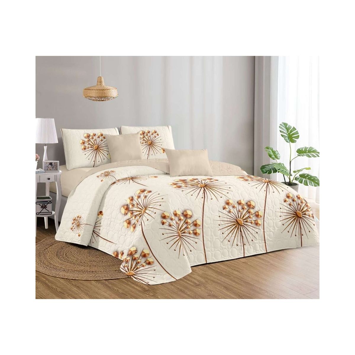 GENERICO - CUBRECAMA PRIMAVERA VERANO KING  v12