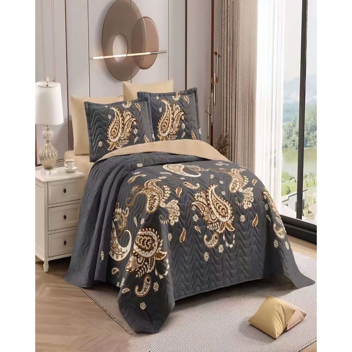 GENERICO - CUBRECAMA PRIMAVERA VERANO 2 PLAZAS V-1