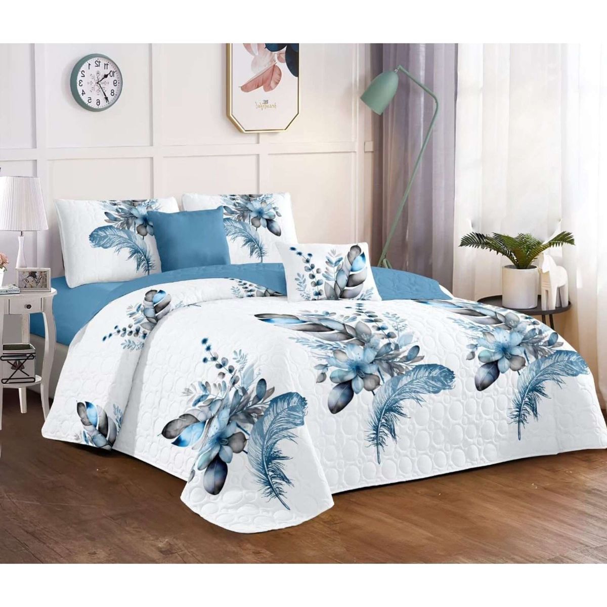 GENERICO - CUBRECAMA PRIMAVERA VERANO KING  v10