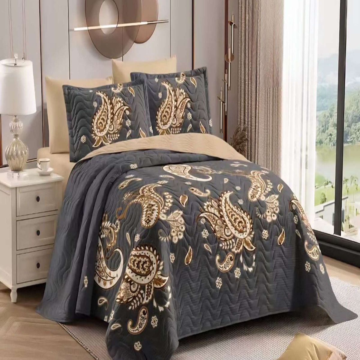 GENERICO - CUBRECAMA PRIMAVERA VERANO 2 PLAZAS V-1