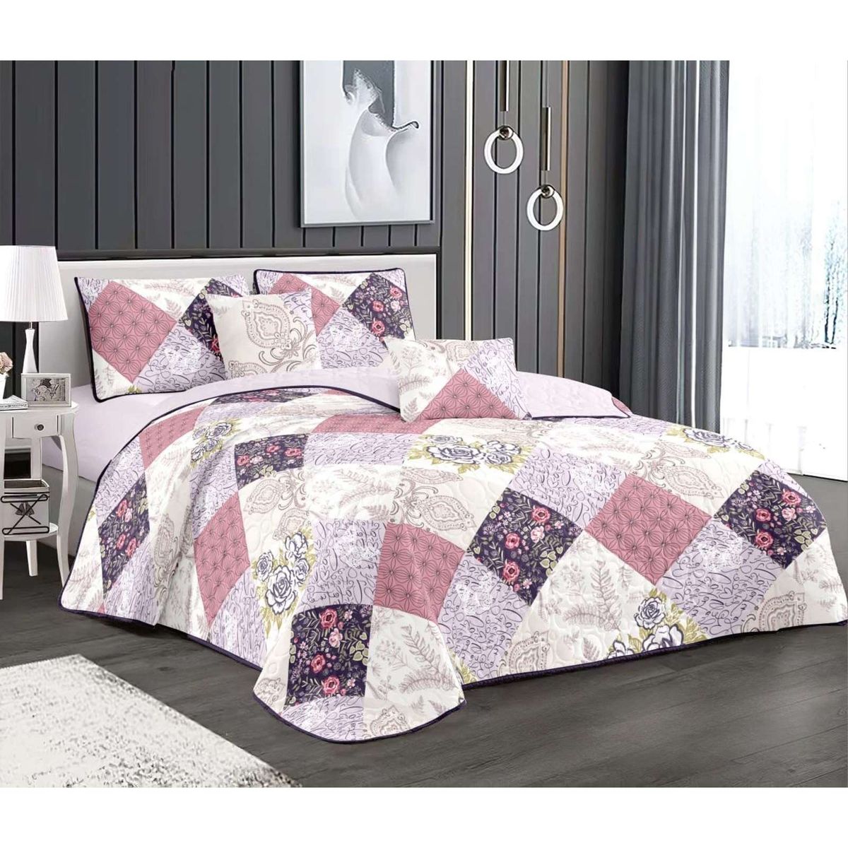 GENERICO - CUBRECAMA PRIMAVERA VERANO PLAZA Y MEDIA V1