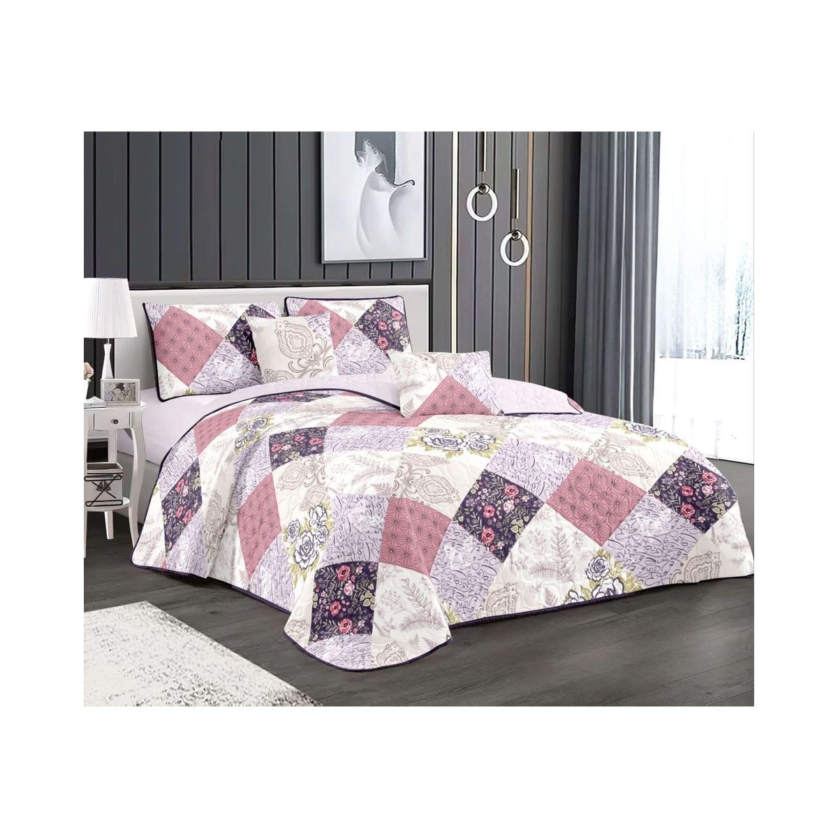 GENERICO - CUBRECAMA PRIMAVERA VERANO PLAZA Y MEDIA V1