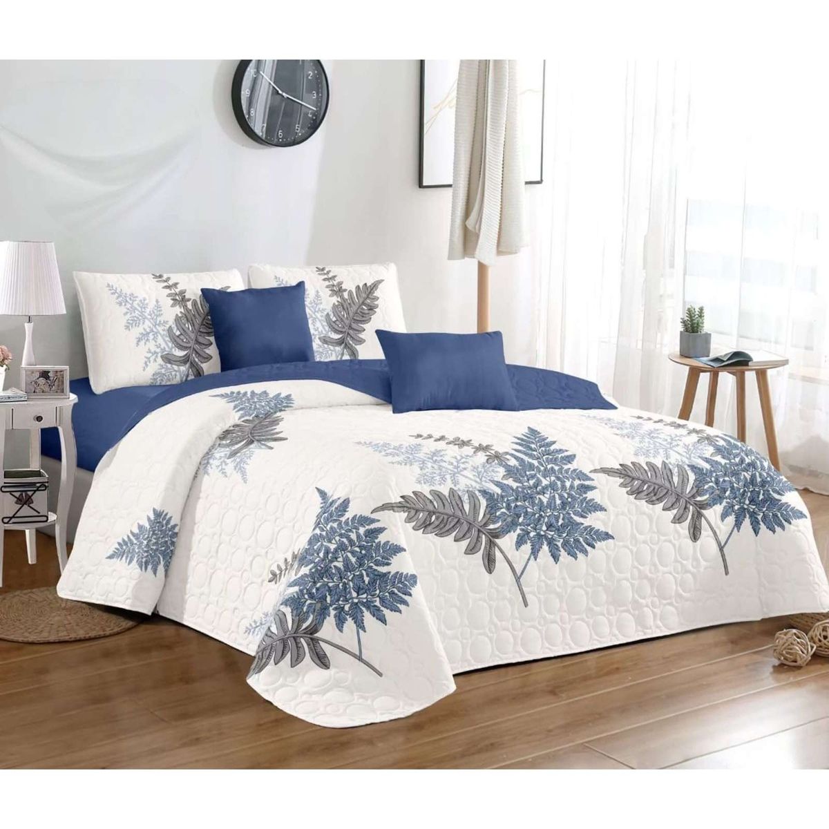 GENERICO - CUBRECAMA PRIMAVERA VERANO KING  v8