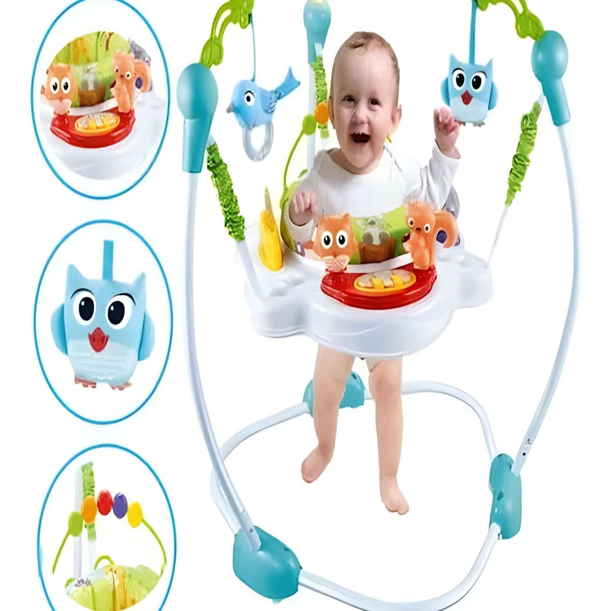 GENERICO - BABY JUMPER PARA NIÑOS CELESTE