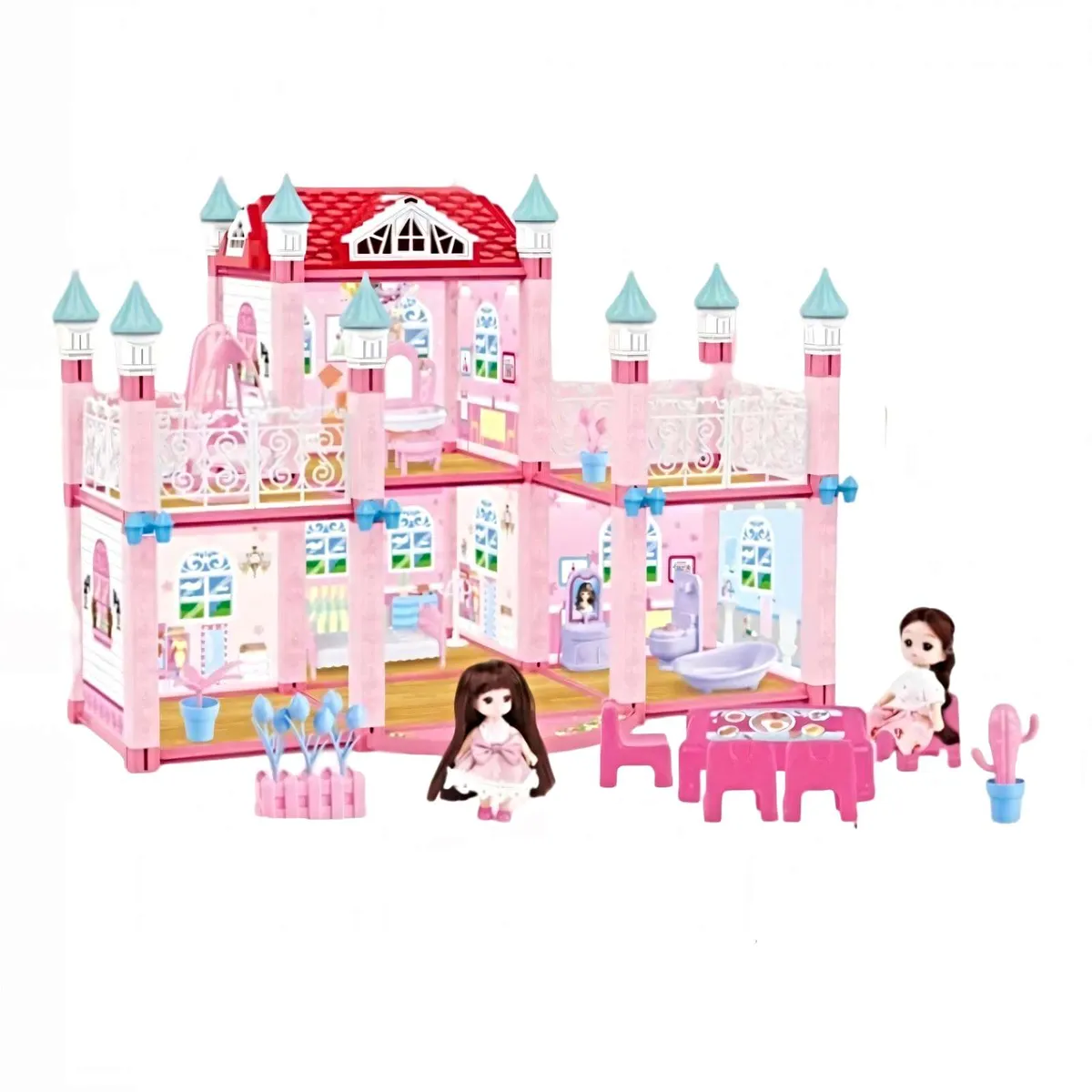 GENERICO - CASA DE MUÑECA CASTILLO DE PRINCESA