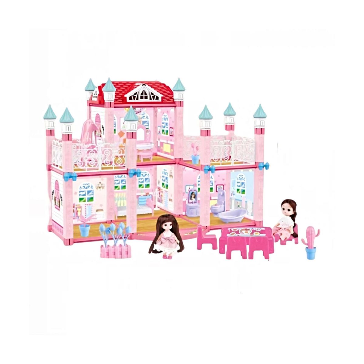 GENERICO - CASA DE MUÑECA CASTILLO DE PRINCESA