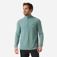 LIPPI - Polerón Hombre Jacaranda Nano-F 1/4 Zip Turquesa