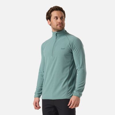 Imagen 2 del producto Polerón Hombre Jacaranda Nano-F 1/4 Zip Turquesa