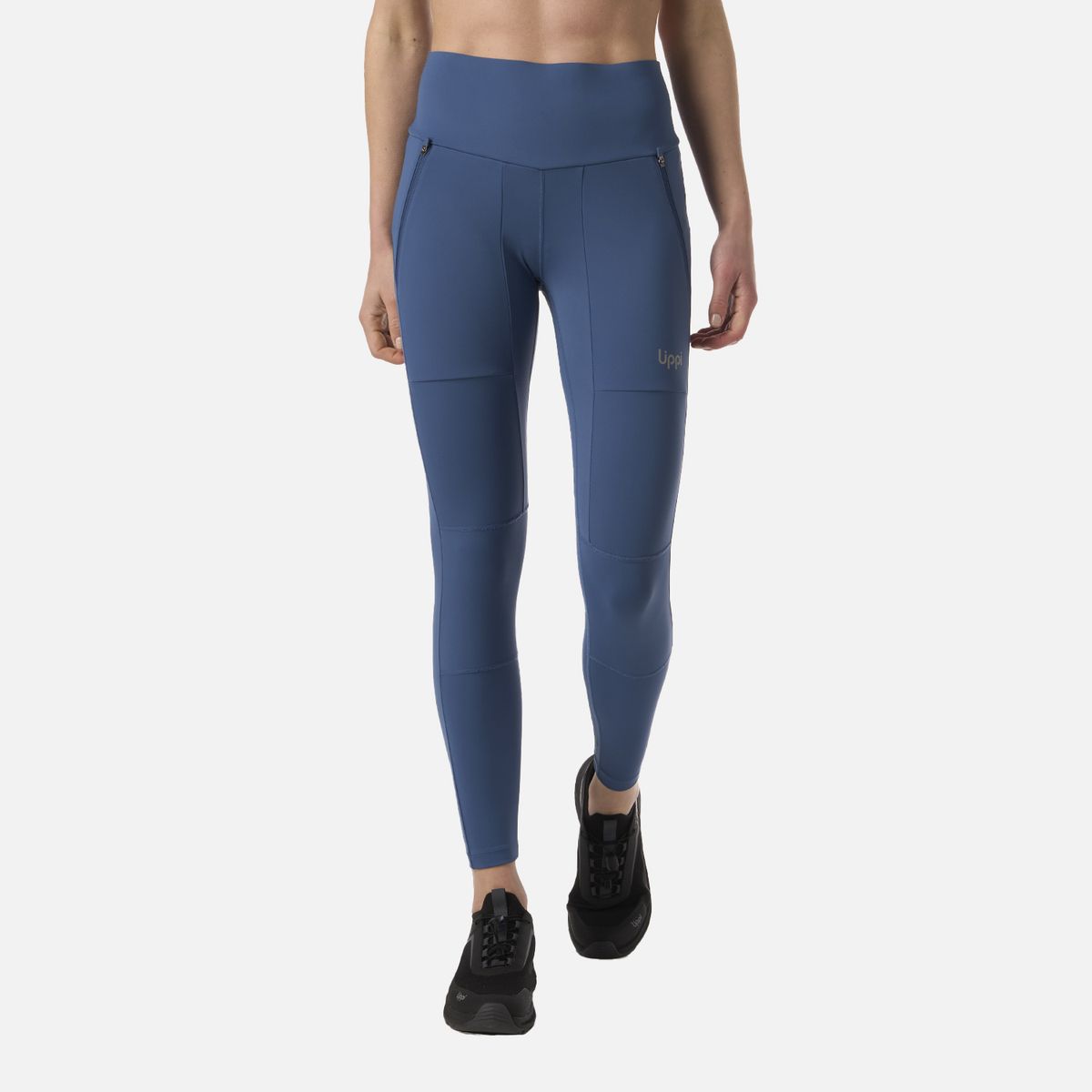 LIPPI - Calza Mujer PureTrek Q-Dry Leggings Azul Oscuro Lippi