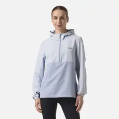 LIPPI - Chaqueta Mujer Nightfall Windbreaker 1/4 Zip Hoody Jacket Celeste