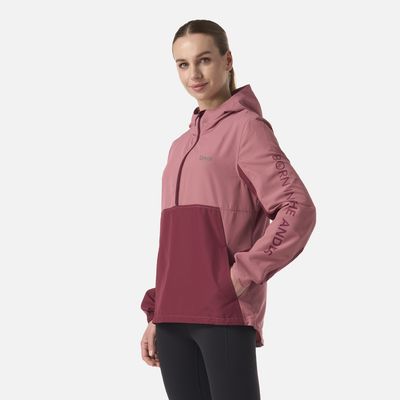 Imagen 2 del producto Chaqueta Mujer Nightfall Windbreaker 1/4 Zip Hoody Jacket Rosado