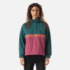 HAKA HONU - Chaqueta Mujer Hija Del Viento 14 Zip Petroleo