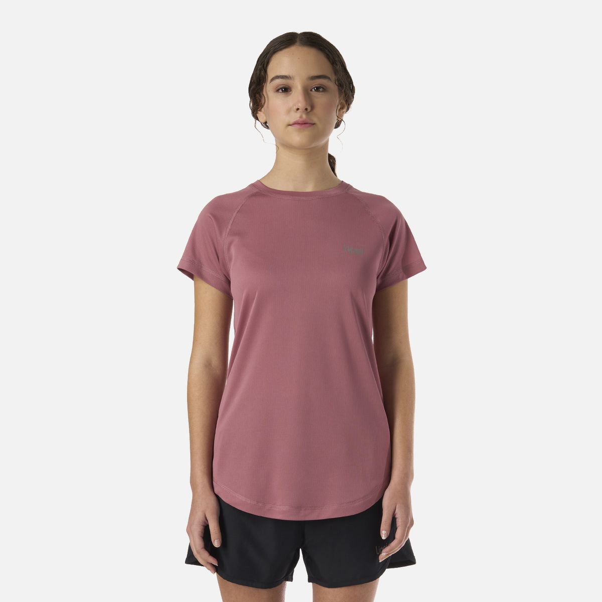LIPPI - Polera Teen Girl Core Q-Dry T-Shirt Rosa Oscuro Lippi
