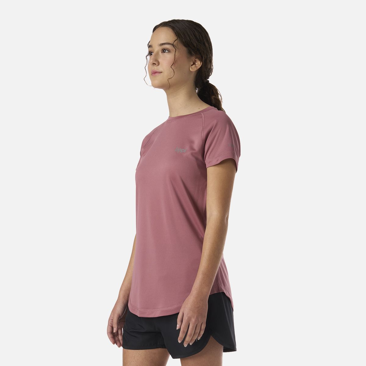 LIPPI - Polera Teen Girl Core Q-Dry T-Shirt Rosa Oscuro Lippi