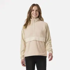 LIPPI - Polar Mujer Fireplace 1/4 Zip Sweatshirt Damasco