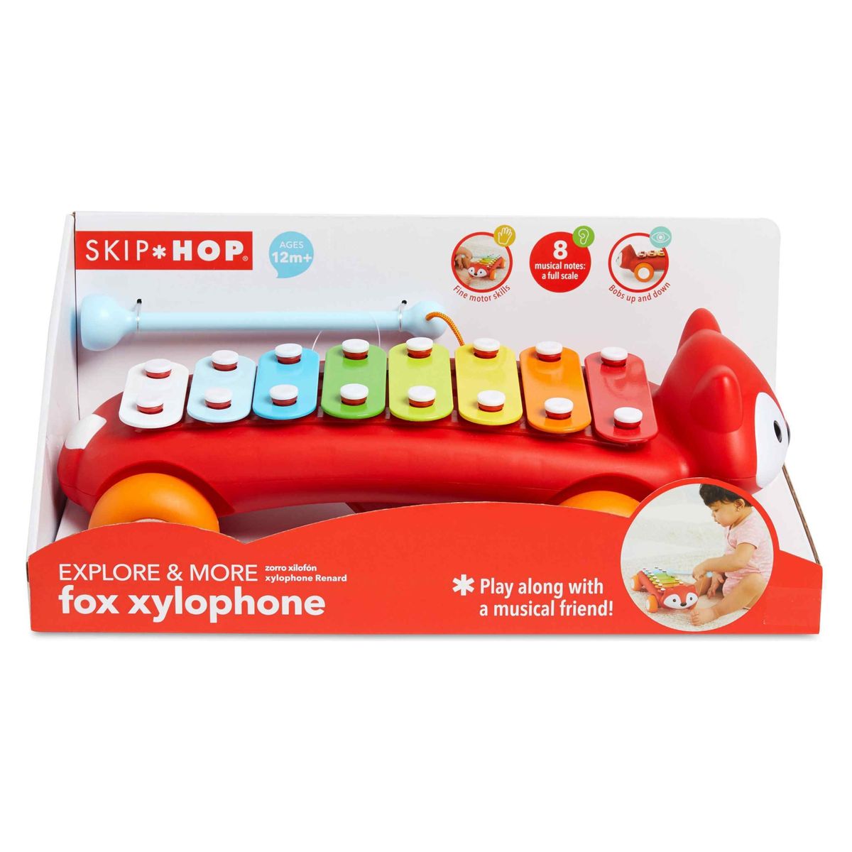 SKIP HOP - Xilofono Zorrito Rojo Skip Hop