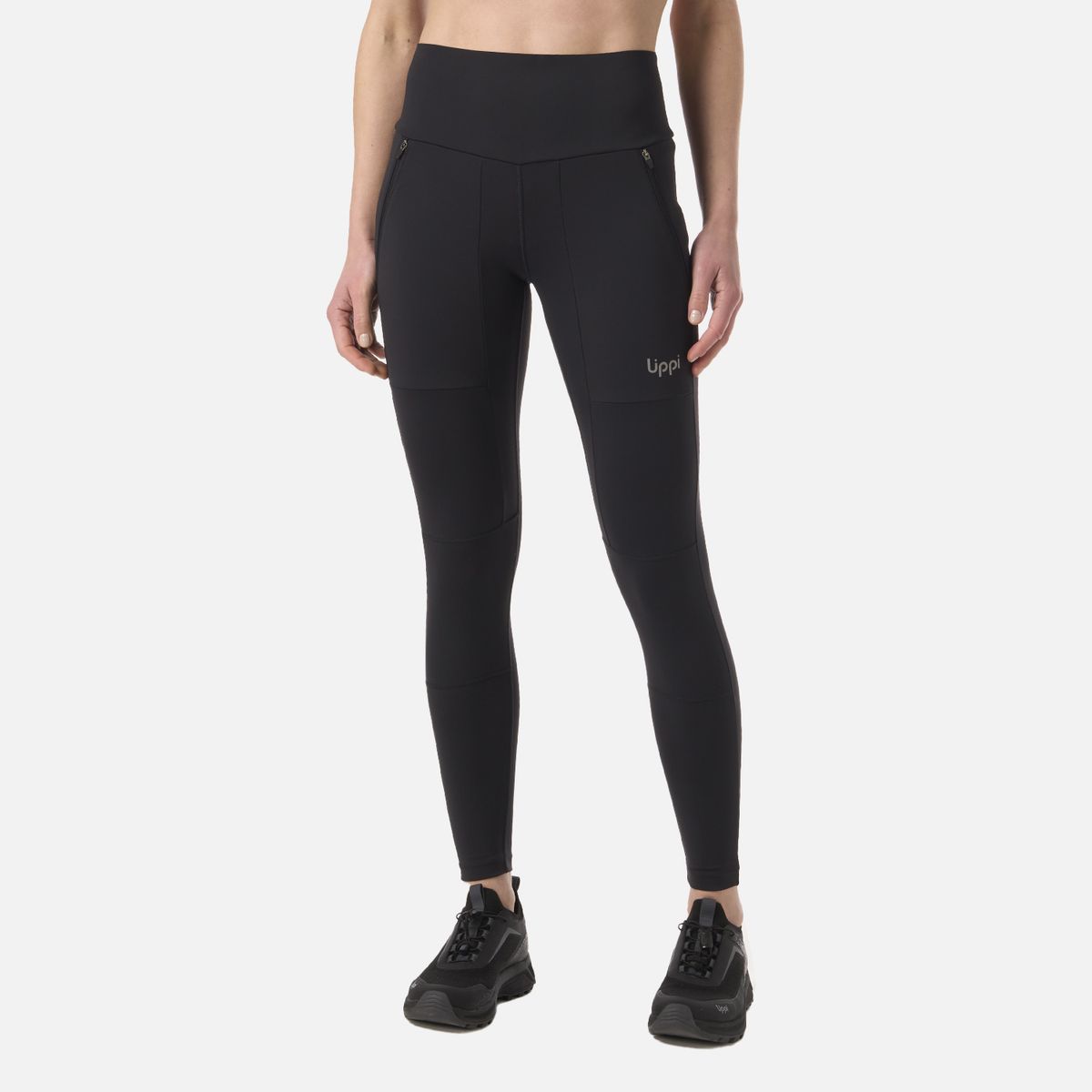 LIPPI - Calza Mujer PureTrek Q-Dry Leggings Negro Lippi