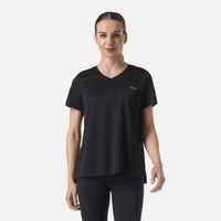 Polera Mujer Core V-Neck Q-Dry T-Shirt Negro