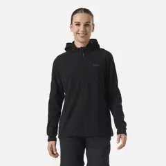 LIPPI - Polerón Mujer Jacaranda Nano-F 1/4 Zip Hoody Negro
