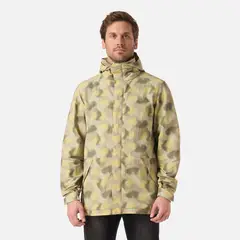 LIPPI - Chaqueta Hombre CityMe WindBreaker Hoody Jacket Print Verde