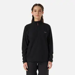 LIPPI - Polerón Teen Girl Mild Nano-F 1/4 Zip Negro