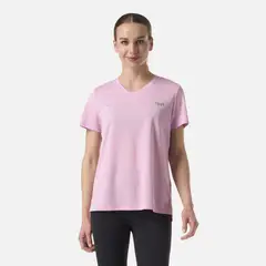 LIPPI - Polera Mujer Core V-Neck Q-Dry T-Shirt Rosa