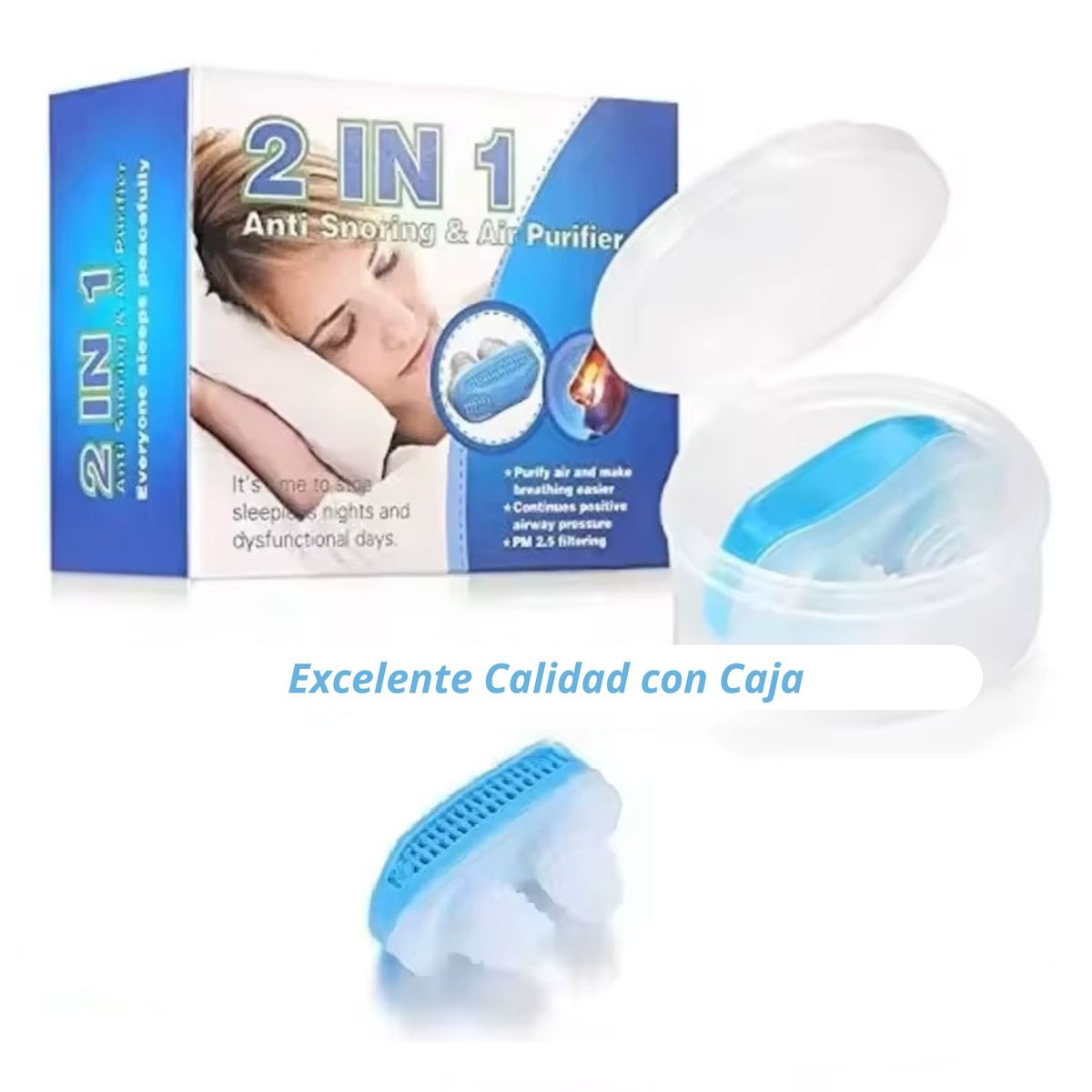 GENERICO - Antirronquidos y Purificador de Aire 2 en 1