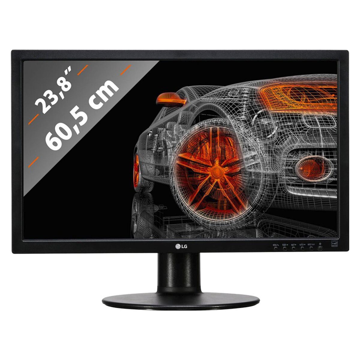 LG - Monitor LG 24 Panel IPS FULL HD Pivoteable 180