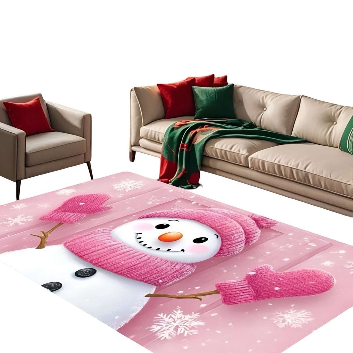 GENERICO - ALFOMBRA NAVIDAD PARA LIVING O COMEDOR 240cm 200cm