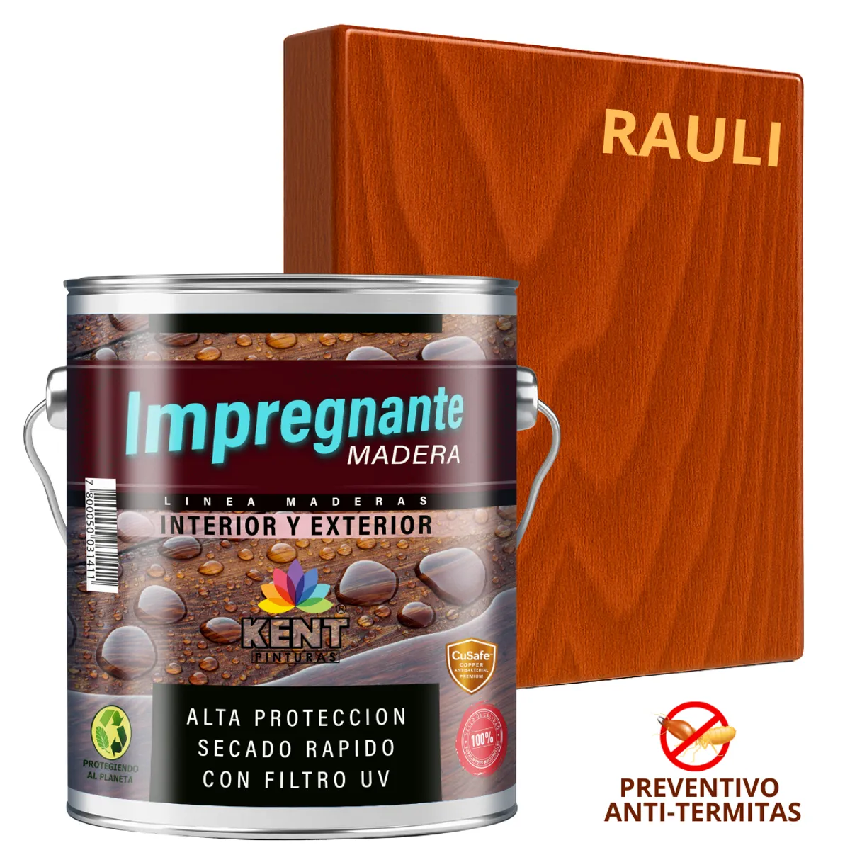 KENT - IMPREGNANTE Maderas AntiTermitas- GALÓN - RAULI