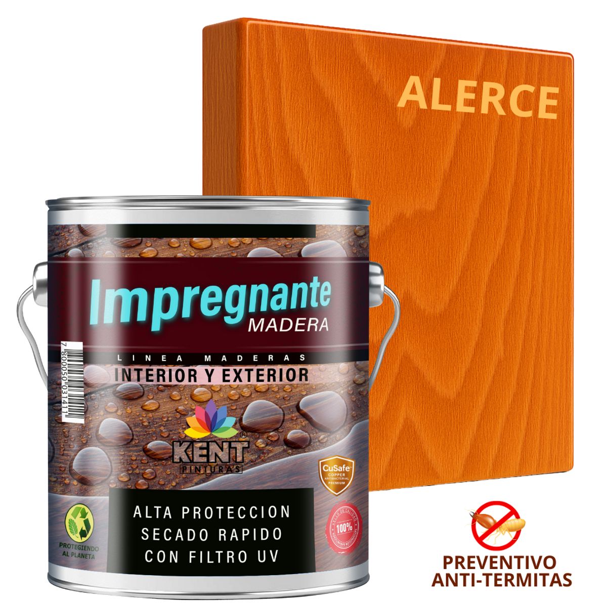 KENT - IMPREGNANTE Maderas AntiTermitas- GALÓN - ALERCE