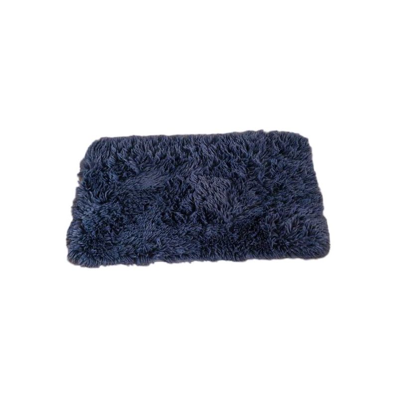 GENERICO - ALFOMBRA PELUDAS SHAGGY 50CMX80CM GRIS OCURO