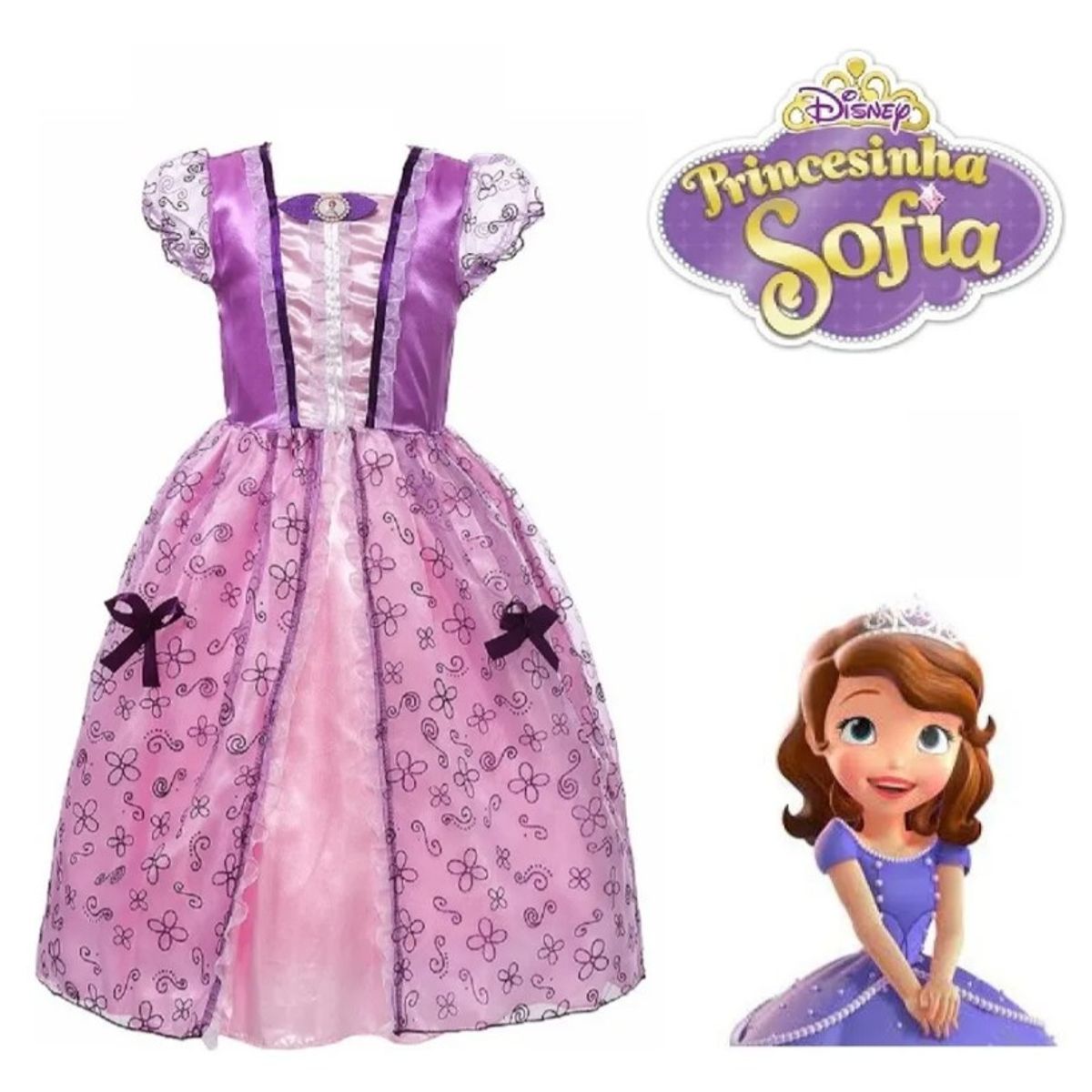 HALLOWEEN - Disfraz de Princesa Magica para Niña 130 cm