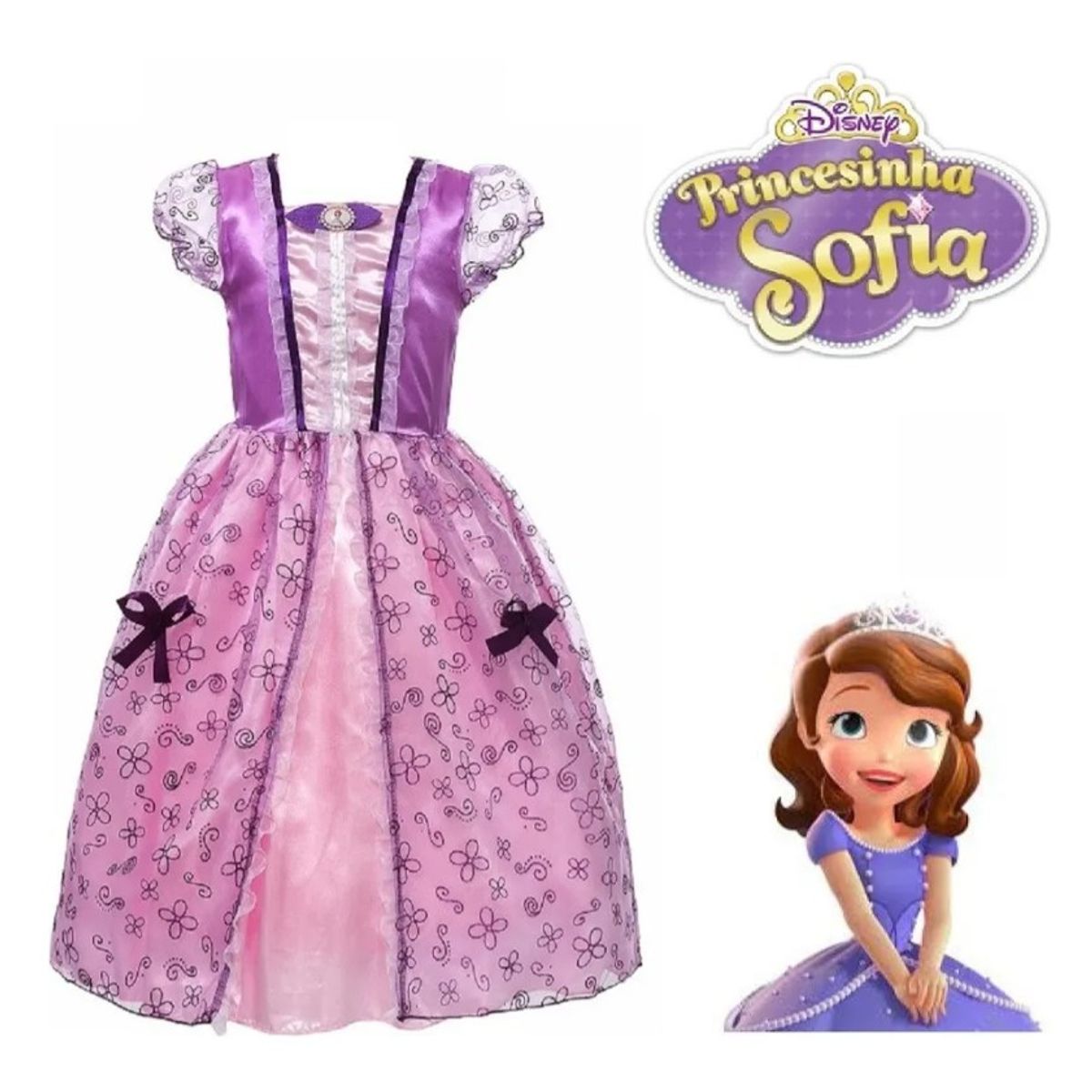 HALLOWEEN - Disfraz de Princesa Magica para Niña 130 cm