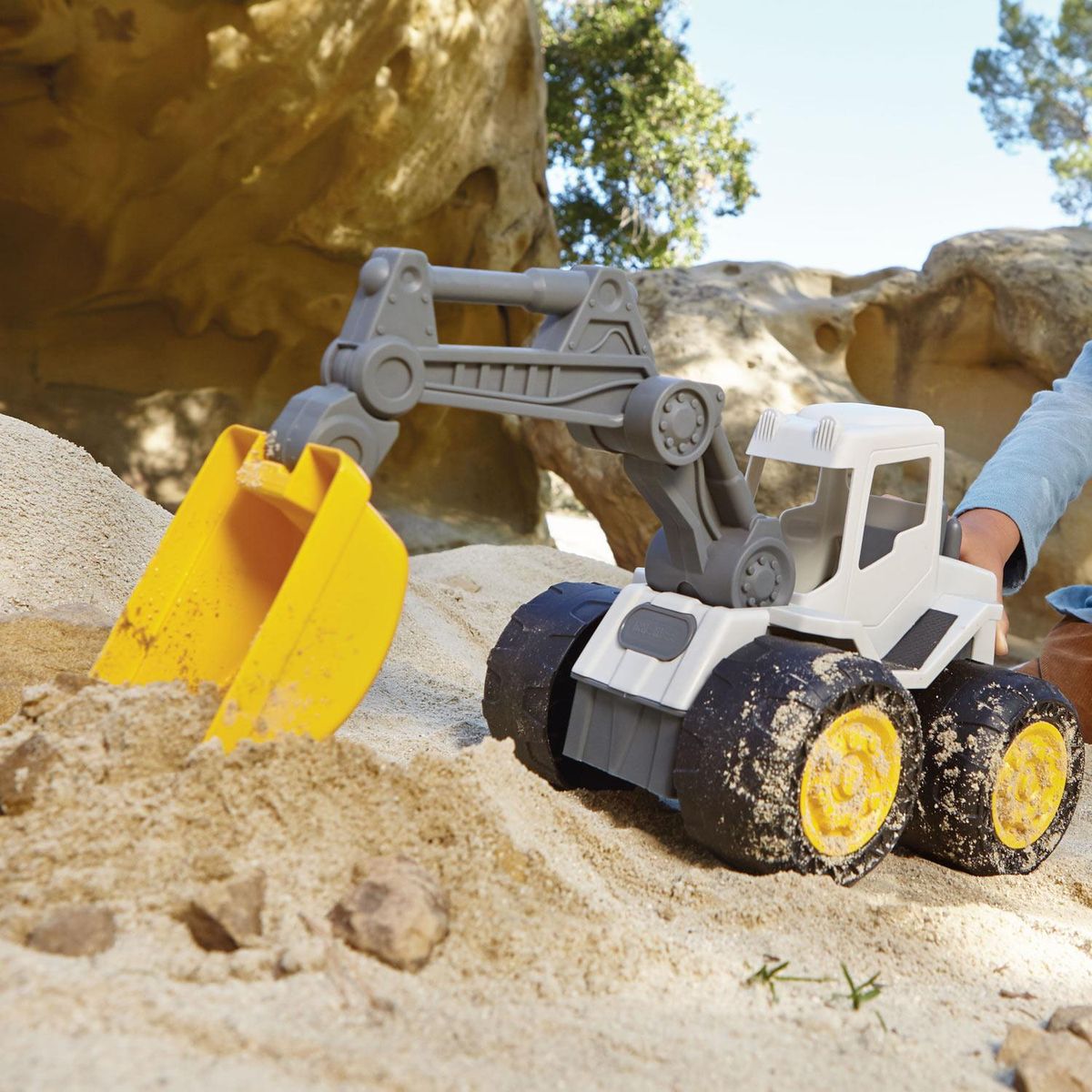 LITTLE TIKES - Camión Excavadora Vehículo de Juguete Pala Grande 38 cm