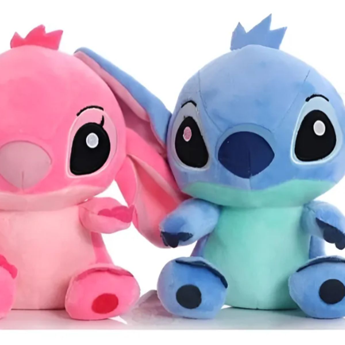 GENERICO - Pareja de Peluches Lilo y Stitch 20 cm