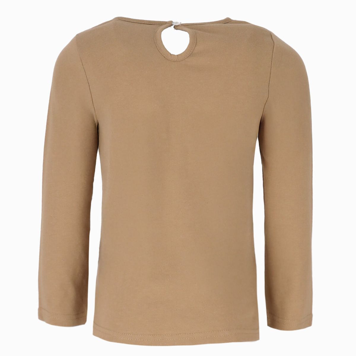 LIMONADA - Polera niña con osito beige Limonada