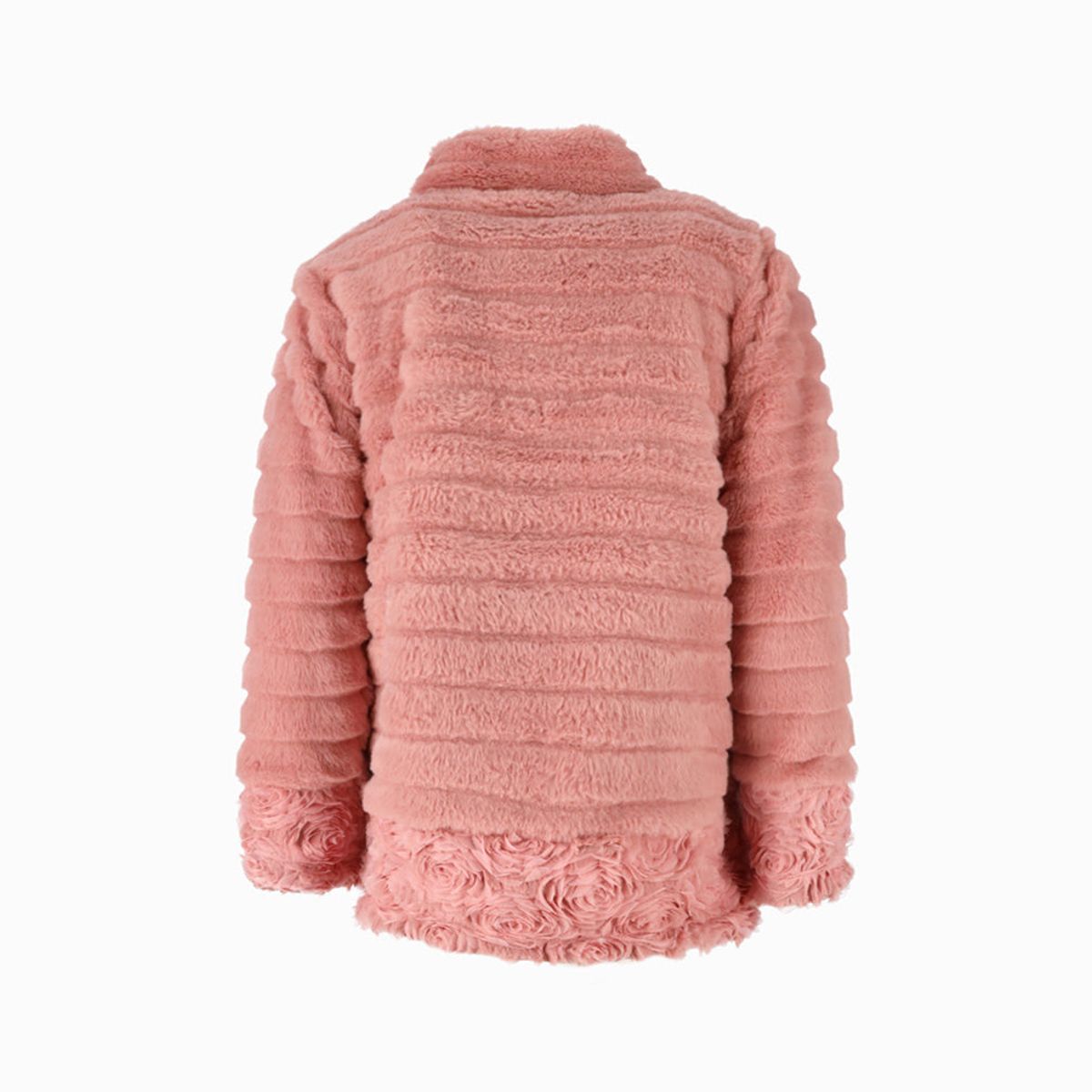 LIMONADA - Chaqueta niña con flores palo rosa Limonada