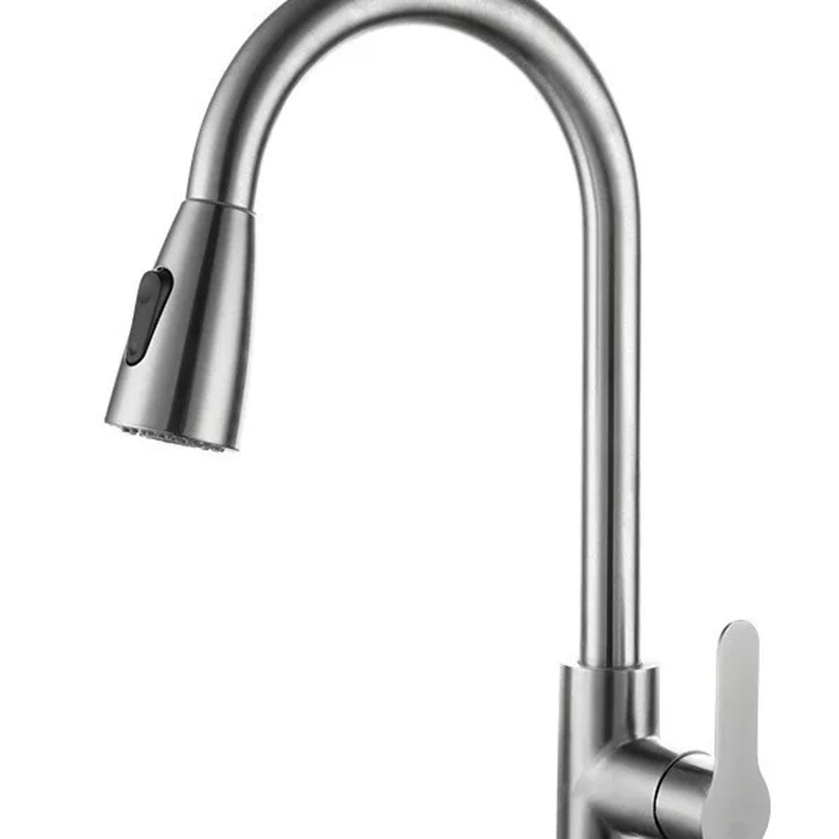 GENERICO - Llave Monomando Lavaplatos Profesional Extraíble Niquel