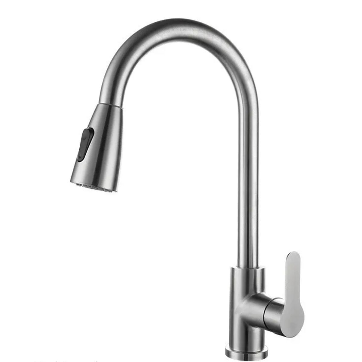 GENERICO - Llave Monomando Lavaplatos Profesional Extraíble Niquel