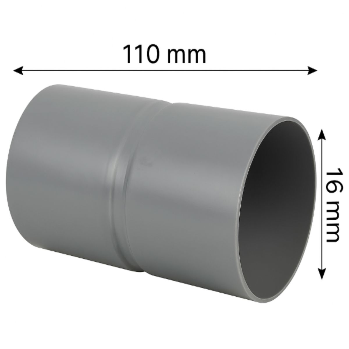 GENERICO - Copla Pvc Santitario 110mm Petroflex Pvc Alta Calidad