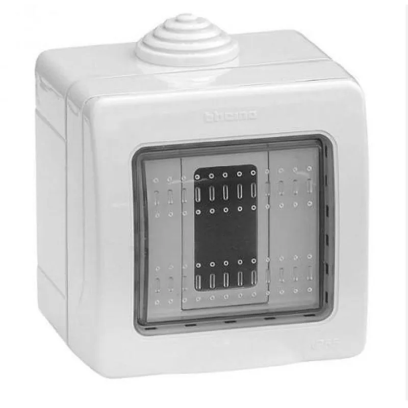 GENERICO - Caja Contenedor Hidrobox Sobrepuesta 1 Modulo Matix Ip55 25501 BTICINO