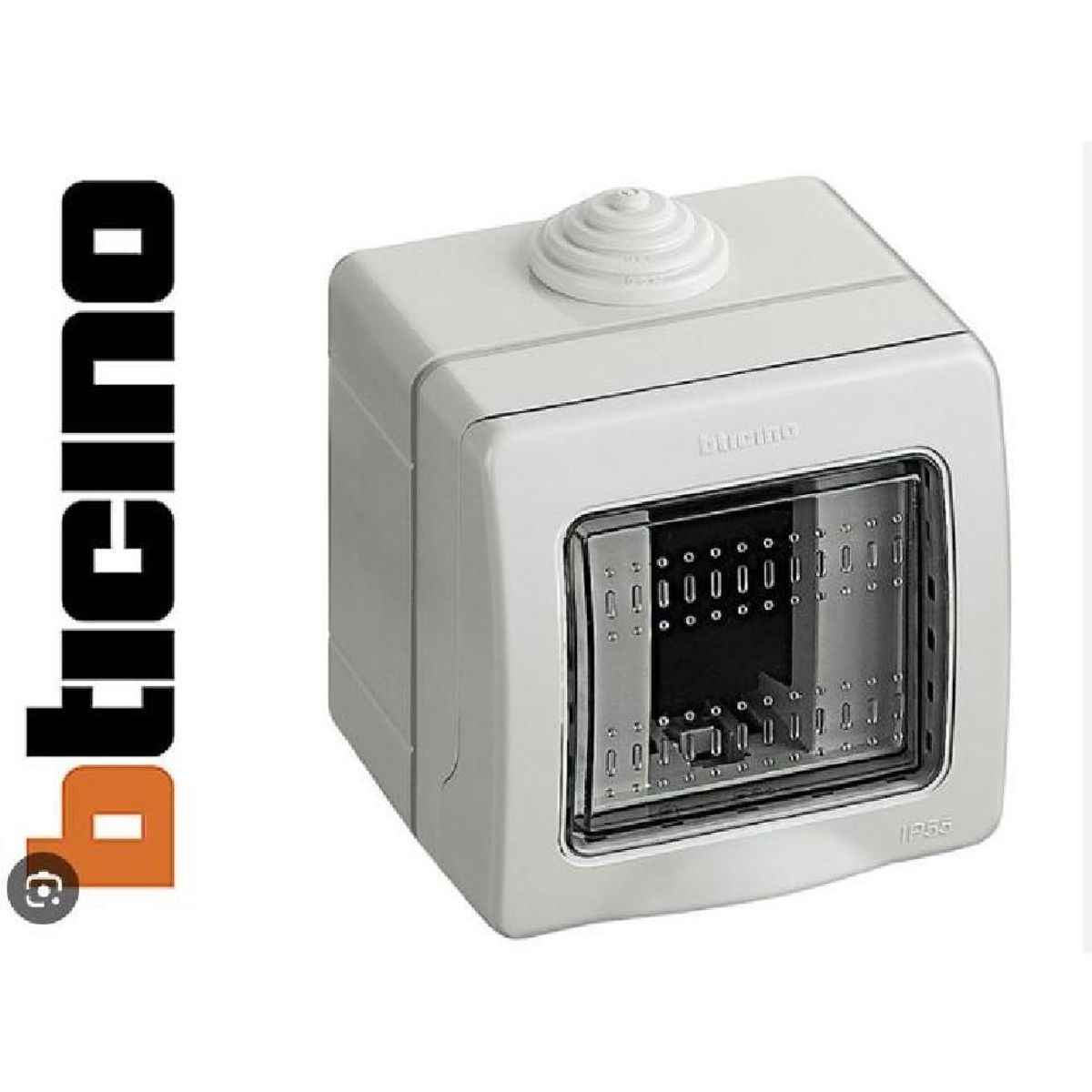GENERICO - Caja Contenedor Hidrobox Sobrepuesta 1 Modulo Matix Ip55 25501 BTICINO