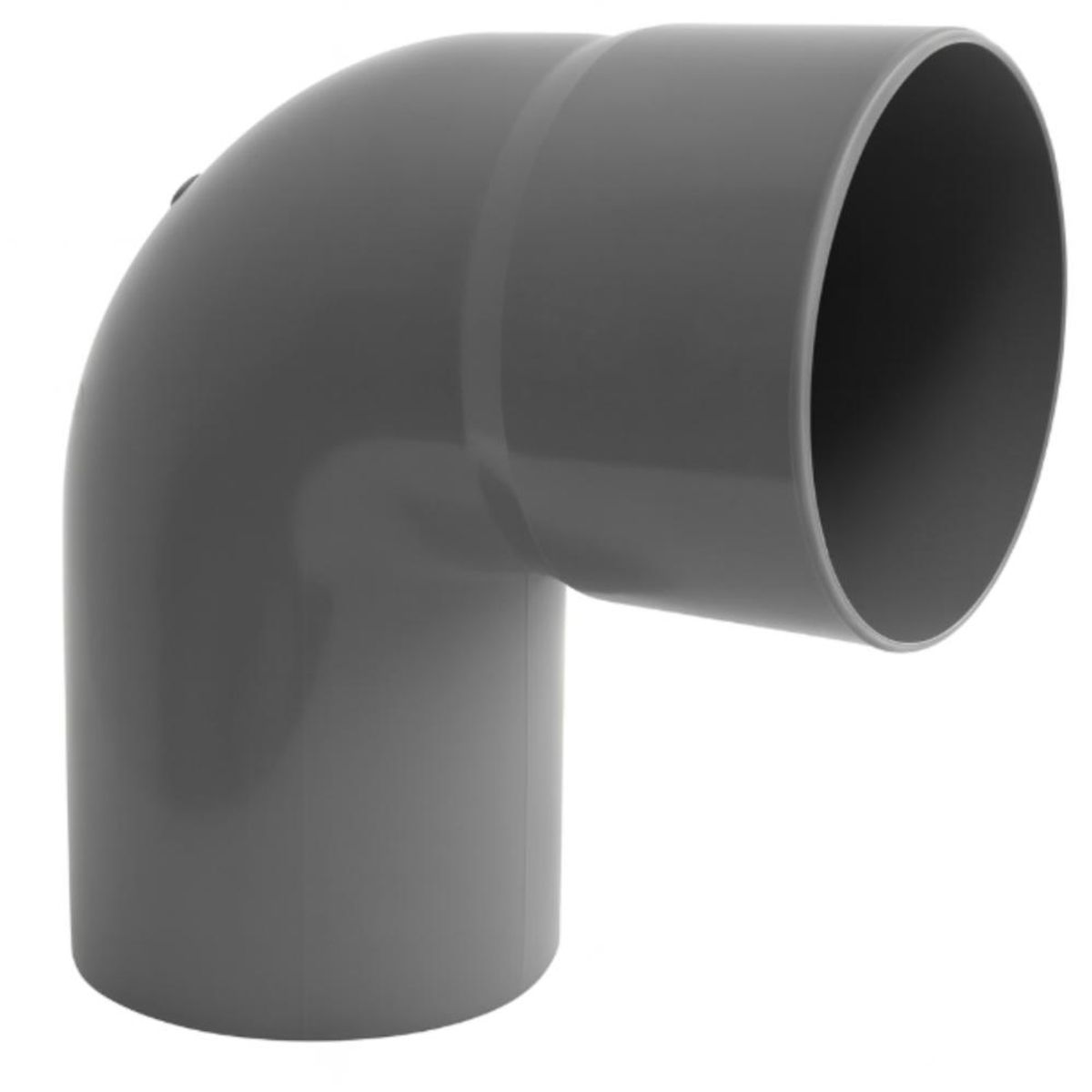 GENERICO - Codo Pvc Gris Sanitario 75 Mm X 90 Grados Pvc