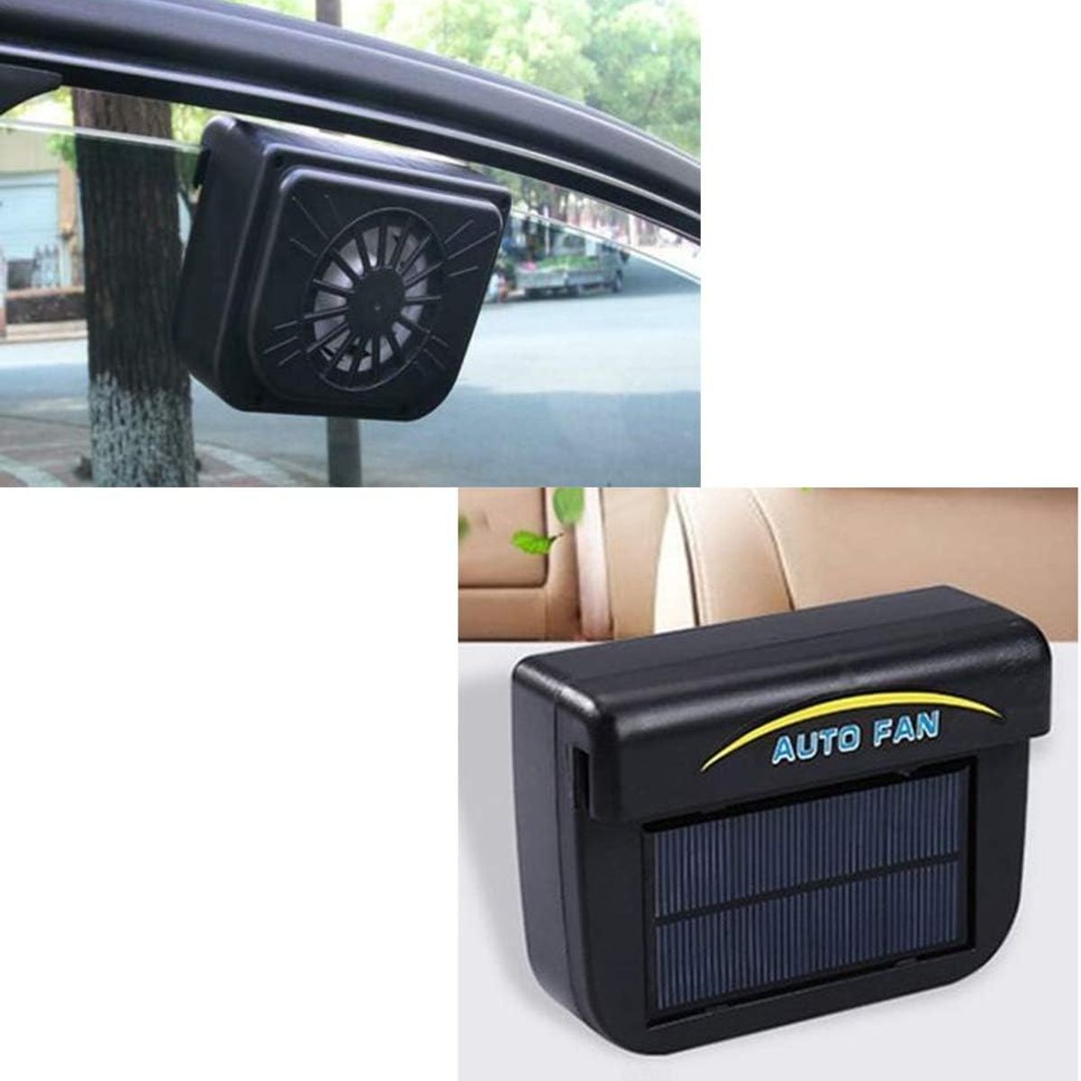 MOVI - VENTILADOR SOLAR PARA AUTO CLIMATIZADOR ECOLÓGICO DE VENTANA