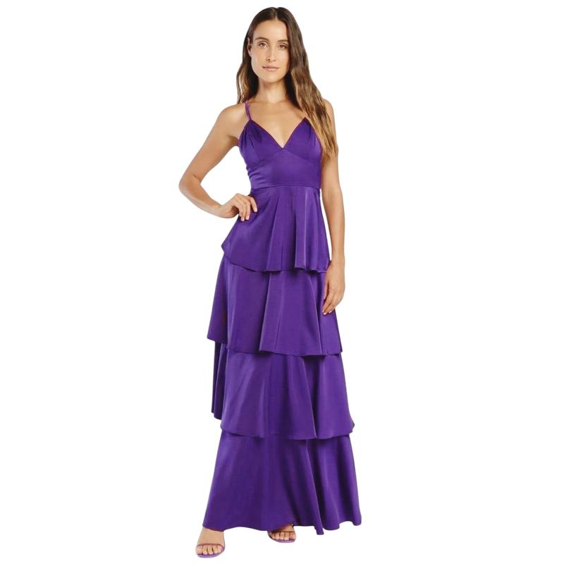LUNA - VESTIDO DE FIESTA ALBA EN SATIN