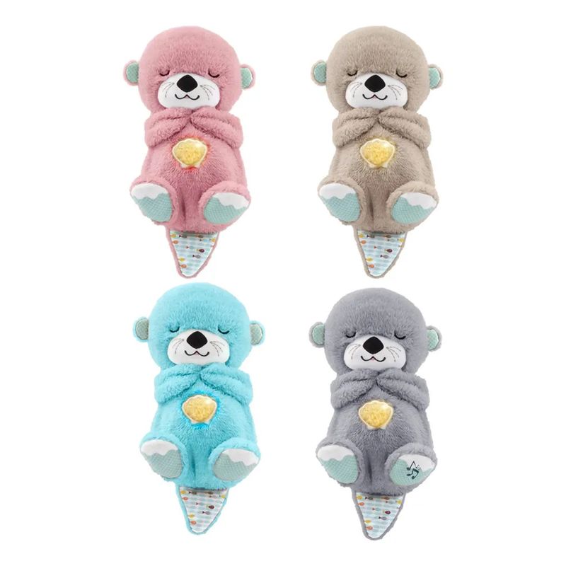MOVI - PELUCHE NUTRIA MUSICAL CON LUZ LED PARA NIÑA CON RESPIRACION