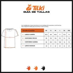 TILKI - Polera Cotton Fox NegraGris Tenis Padel