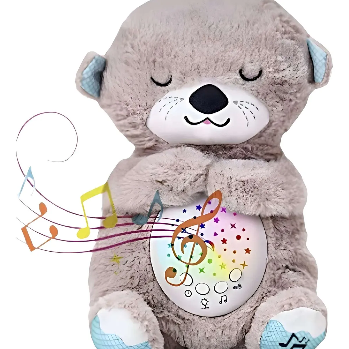 GENERICO - Peluche Espantacuco Nutria para bebes o niños BEIGE