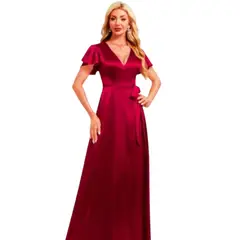 LUNA - VESTIDO DE FIESTA VERA EN SATIN